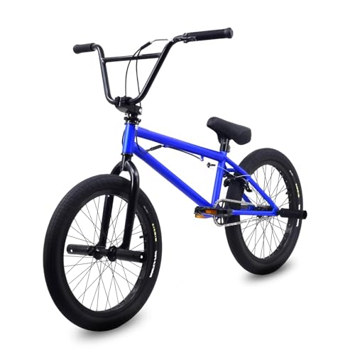 BMXバイク 青 フラットバー BMXバイク 青 フラットバー